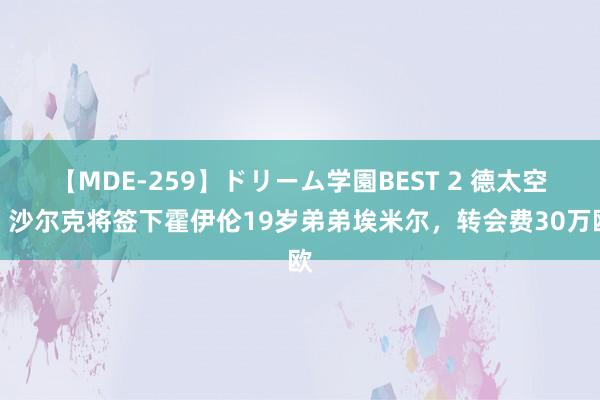 【MDE-259】ドリーム学園BEST 2 德太空：沙尔克将签下霍伊伦19岁弟弟埃米尔，转会费30万欧